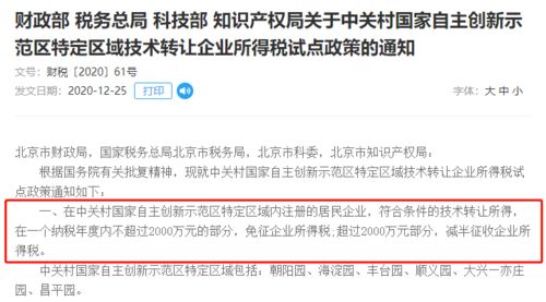 会计人注意！税务局再免征一项费用，更大红利 技术转让所得税优惠延长